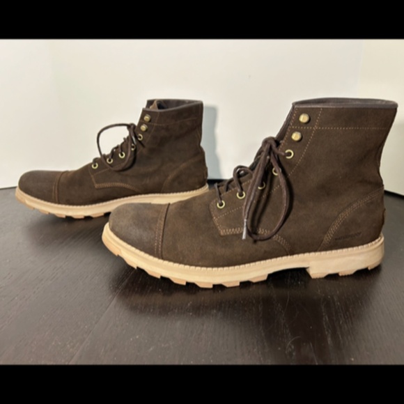 NWOB Sorel Madison II Chore Men\'s Waterproof Oiled Suede Boots Tobacco Gum Sz 14 main image 8